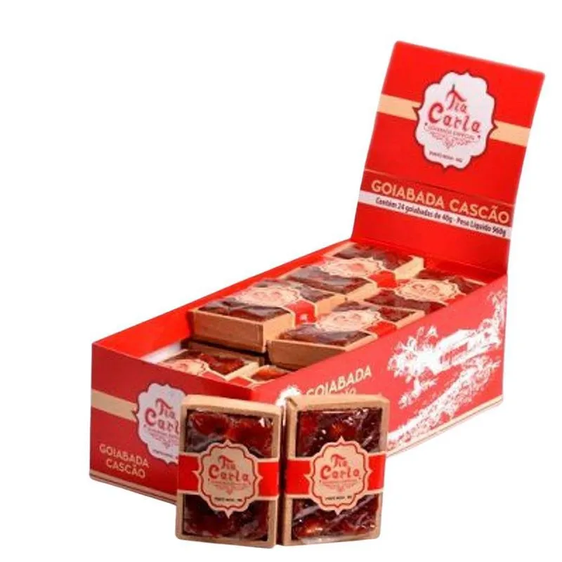 Goiabada Cascão Tia Carla Display 24x40g