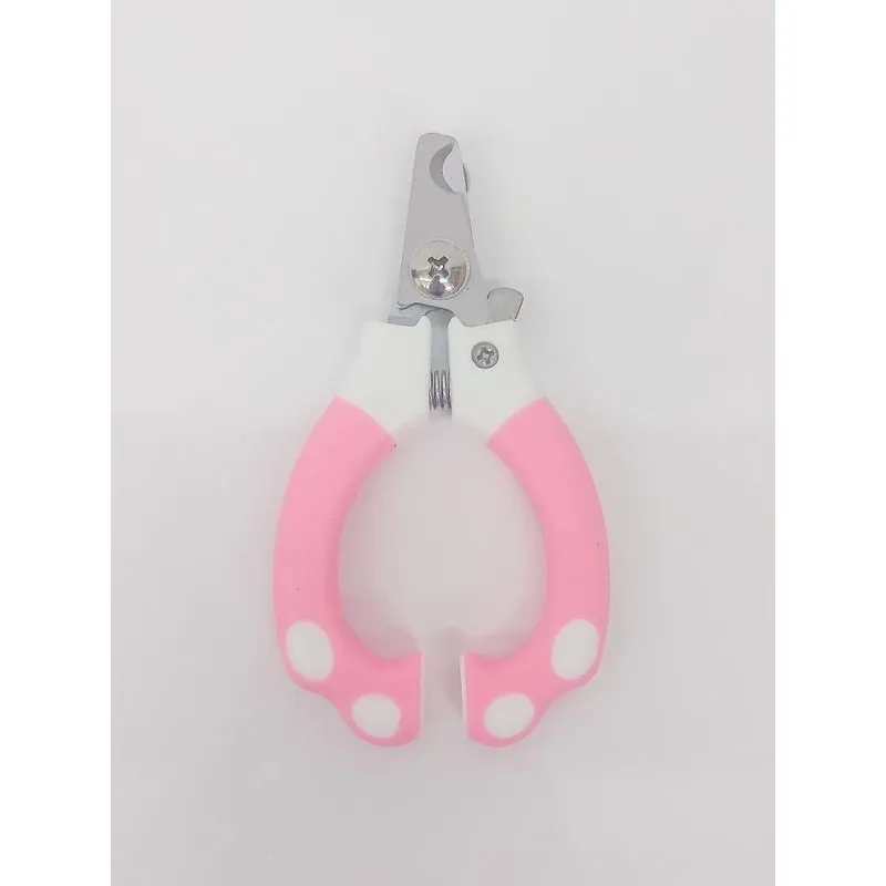 Alicate Pet Pequeno Cães e Gatos Rosa