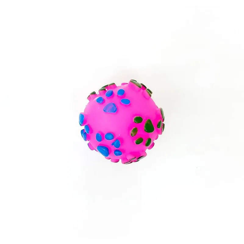 Bola Patinhas para Cães Rosa