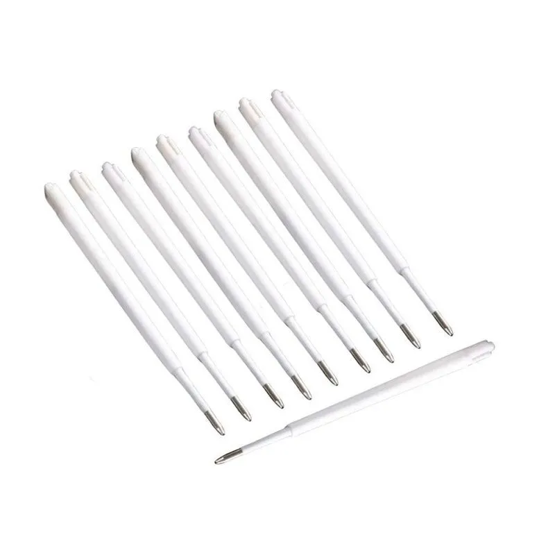 Refil Carga Recarga Para Caneta Esferográfica Kit Com 100
