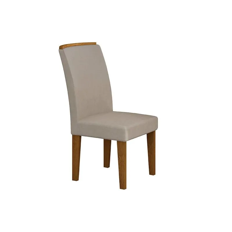 Cadeira Rufato Lunara Mdf Imbuia (2 Uni) Imbuia/Esmeralda
