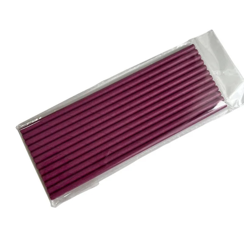 Canudo De Papel Roxo C/12 Yoss