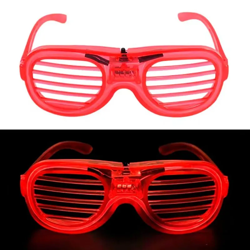 Óculos Festa com Led Vermelho - Yoss