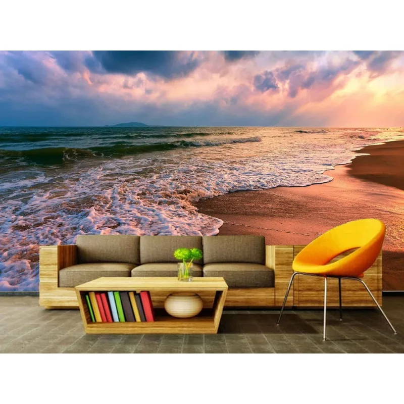 Papel de Parede Painel Fotográfico Praia 75 -1,00 X 2,00