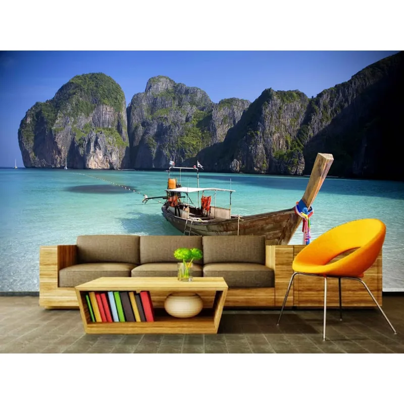 Papel de Parede Painel Fotográfico Praia 78 -1,00 X 2,00