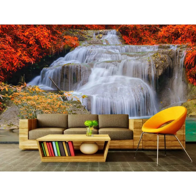 Papel de Parede Paisagens Cachoeira15 - 1,00 X 2,00