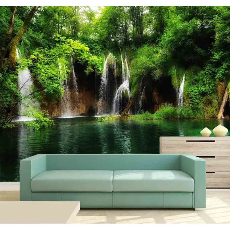 Papel de Parede - Paisagens Cachoeira 3D 3,75M² na 024