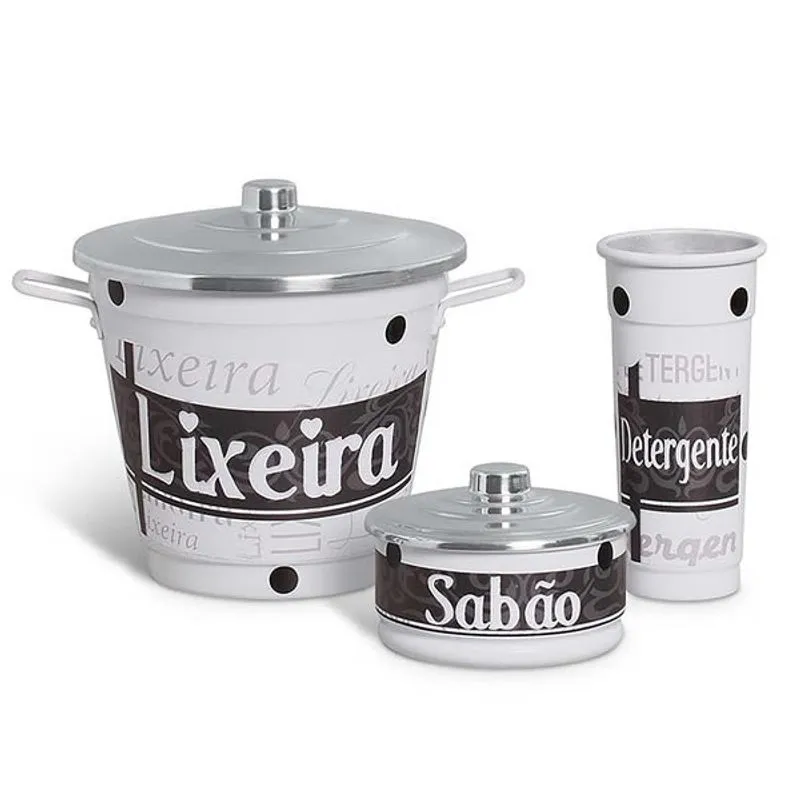 Kit De Pia Aluminio Para Cozinha Organizador De Pia Escrita