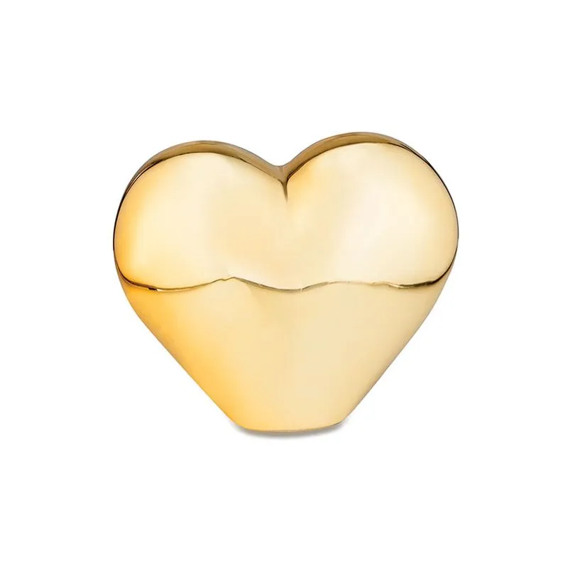 Coração Decorativo Pequeno Dourado
