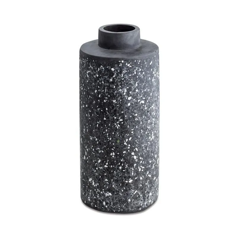 Vaso em Cimento Mart Preto 10358