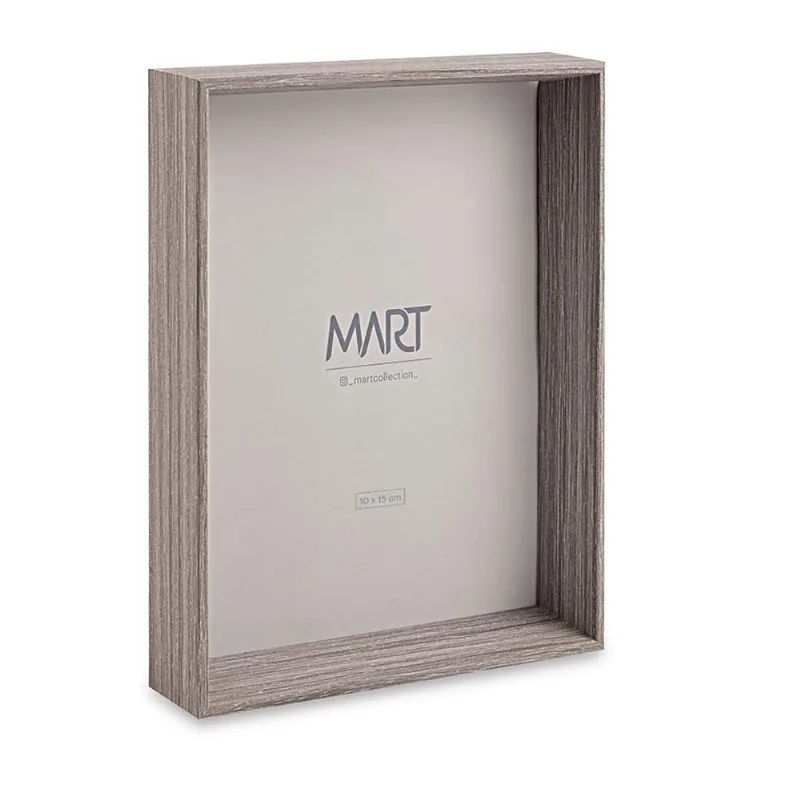 Porta retrato em mdf cinza mart - 10X15CM