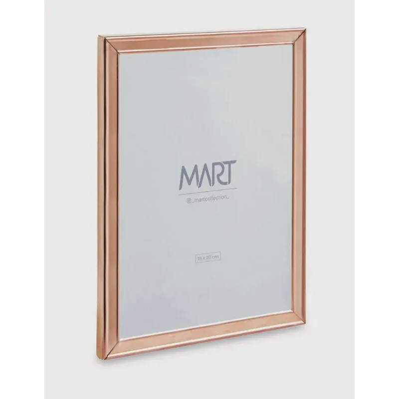 Porta Retrato 15x20 Rose Gold em Metal 11257 Mart