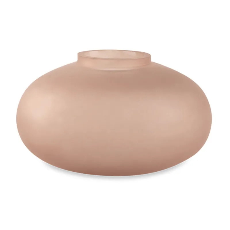 Vaso nude em vidro nude mart 23,5x13,5cm
