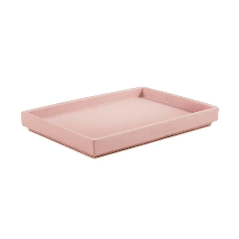Bandeja Decorativa Rosé 34x24cm