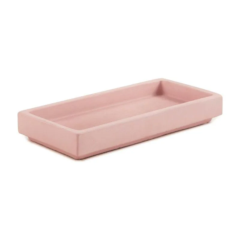 Bandeja de Cimento Rosé 26x12,5cm