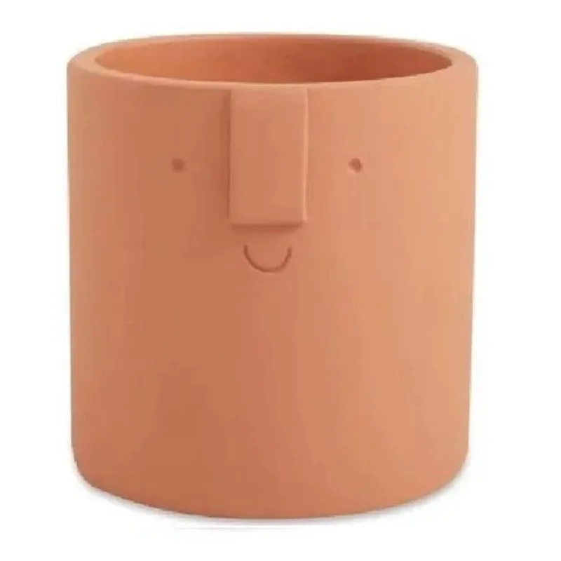 Cachepot Em Cimento Terracota M Mart