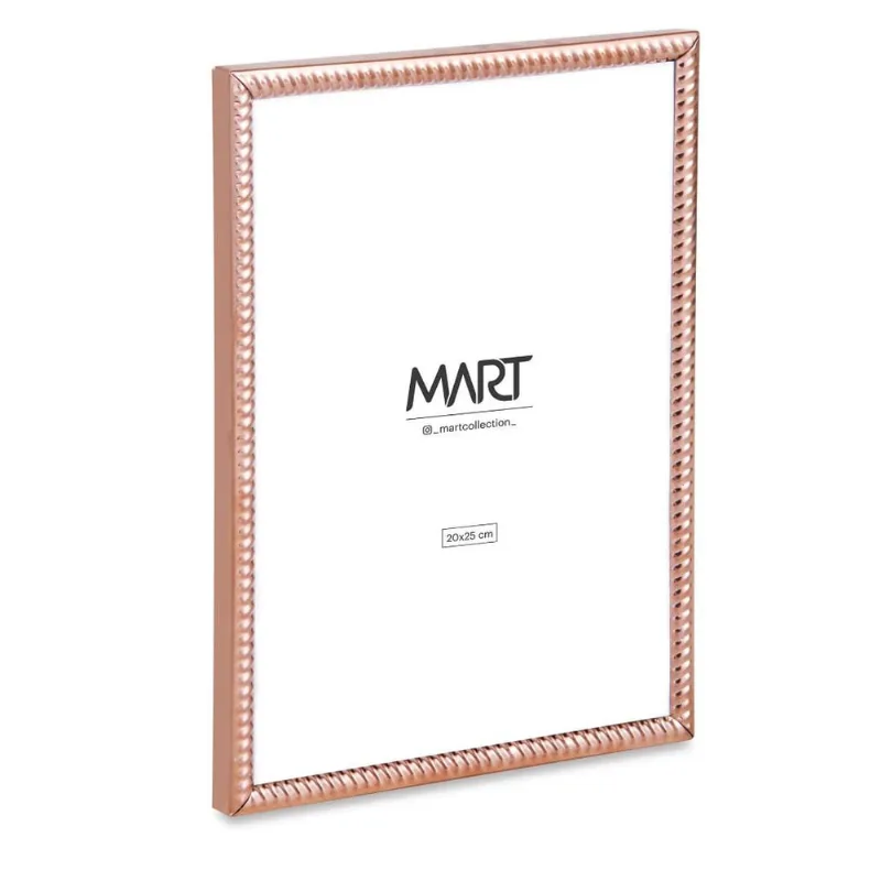Porta-retrato rose gold em metal - 20X25cm