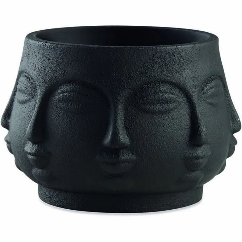 Cachepot Em Cimento 12Cm