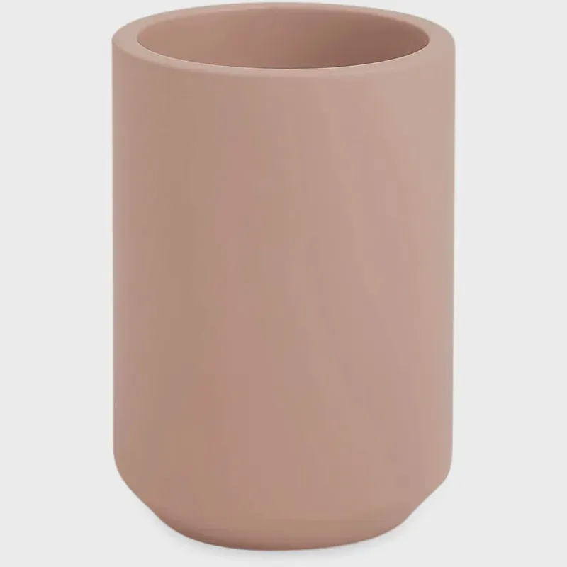 Copo Porta Escova de Dente Nude em Cimento 13658 - Mart