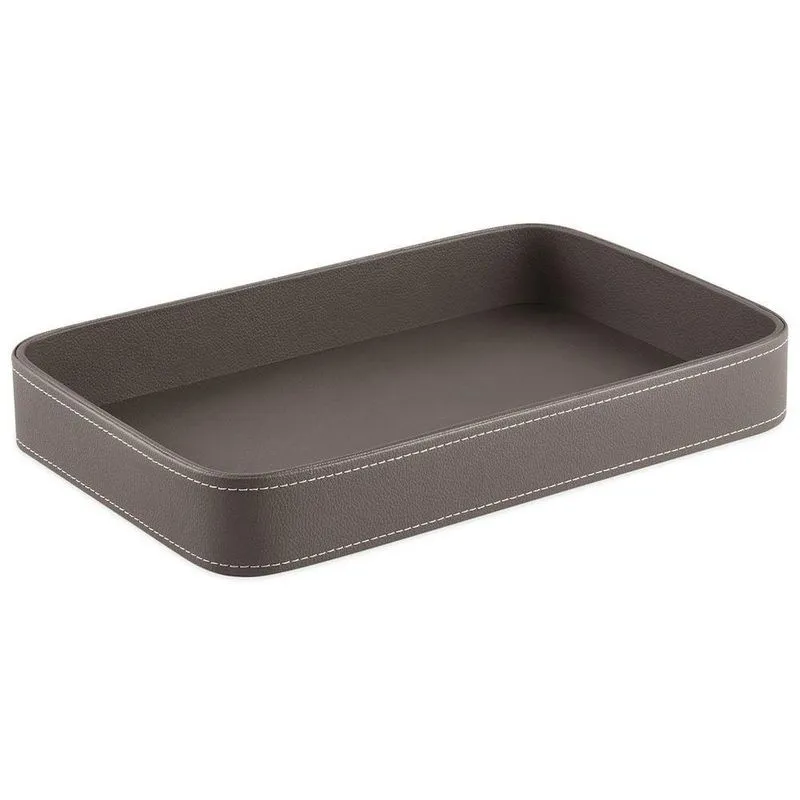 Bandeja Mart Em Mdf Com Revestimento Em Pu 36Cm - Cinza