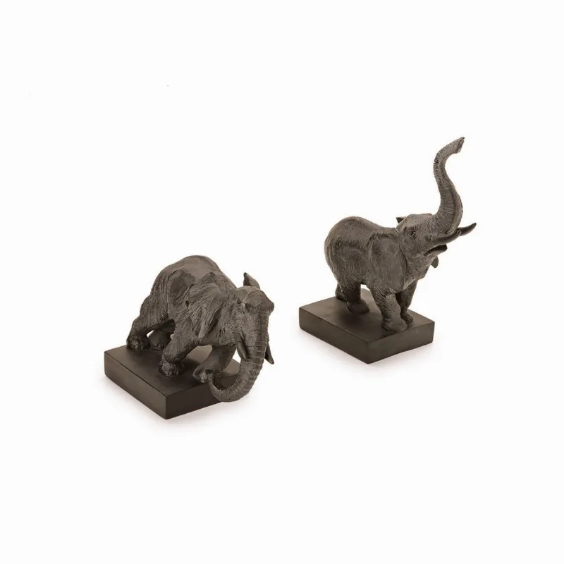 Aparador De Livros Elefante Em Poliresina