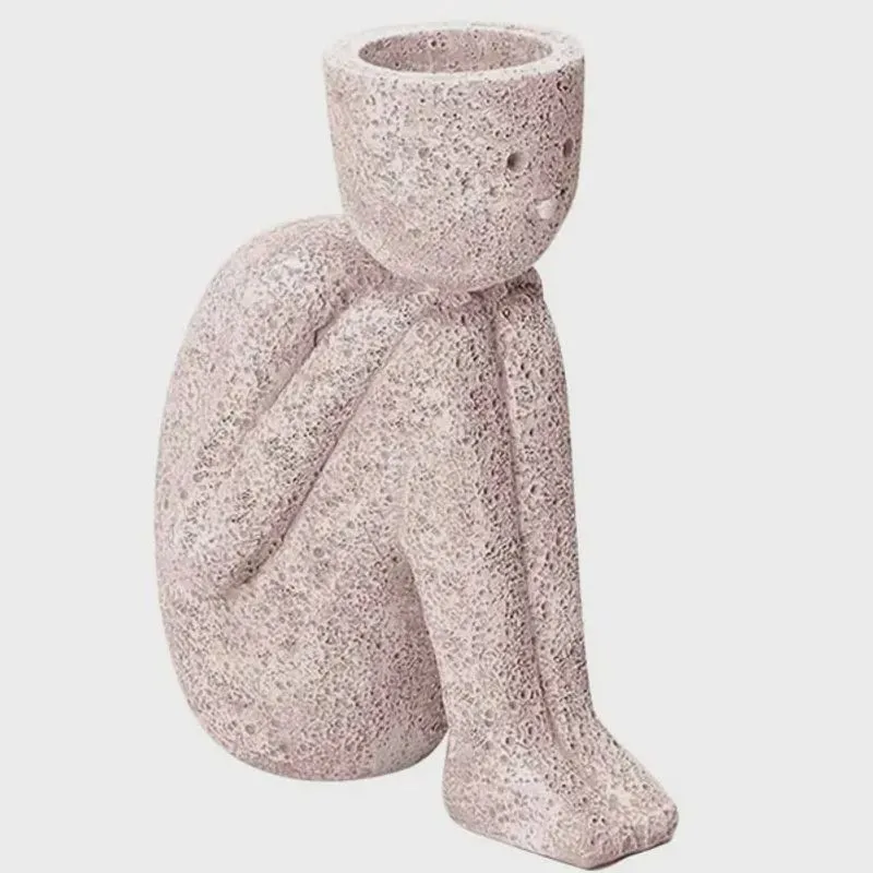 Vaso Decorativo Pessoa em Poliresina 15CM mart 13901