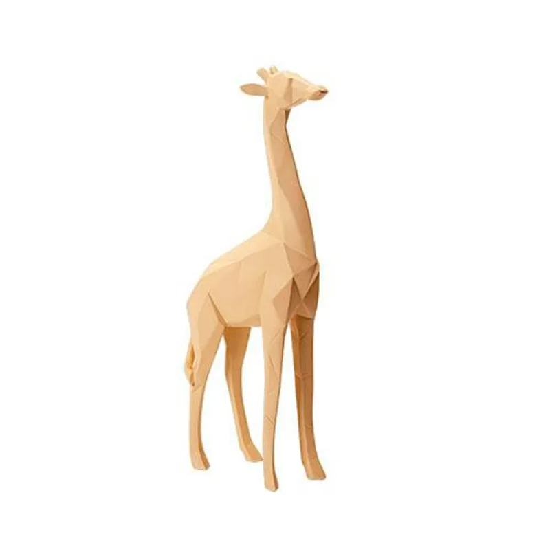 Escultura girafa nude em poliresina P