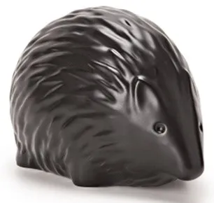 Escultura Ouriço Em Ceramica Preto - Mart 15017