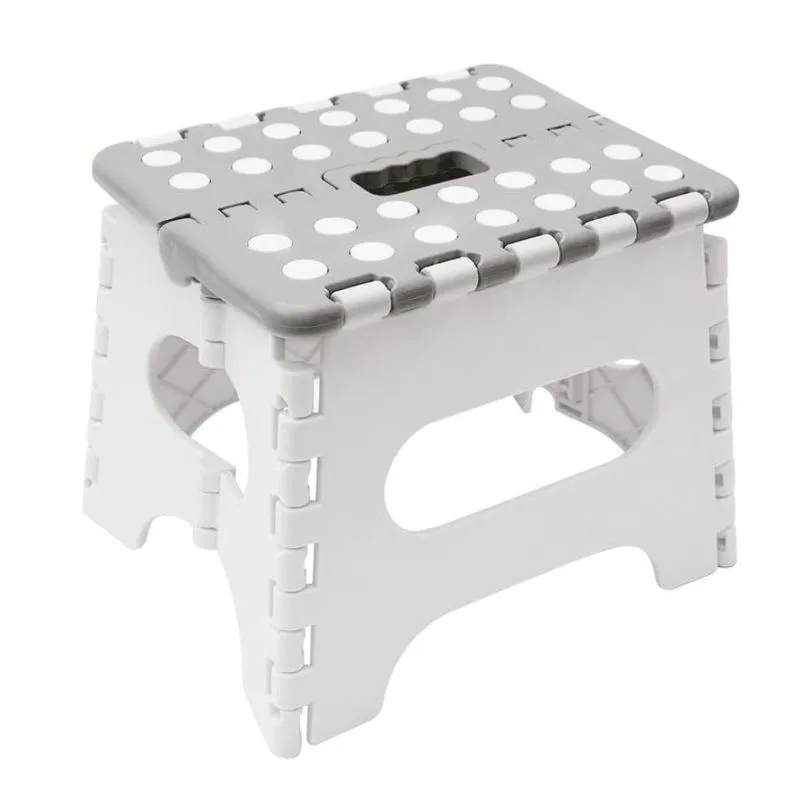 Banqueta Para Criancas Multiuso Dobravel Buba Cinza 15295