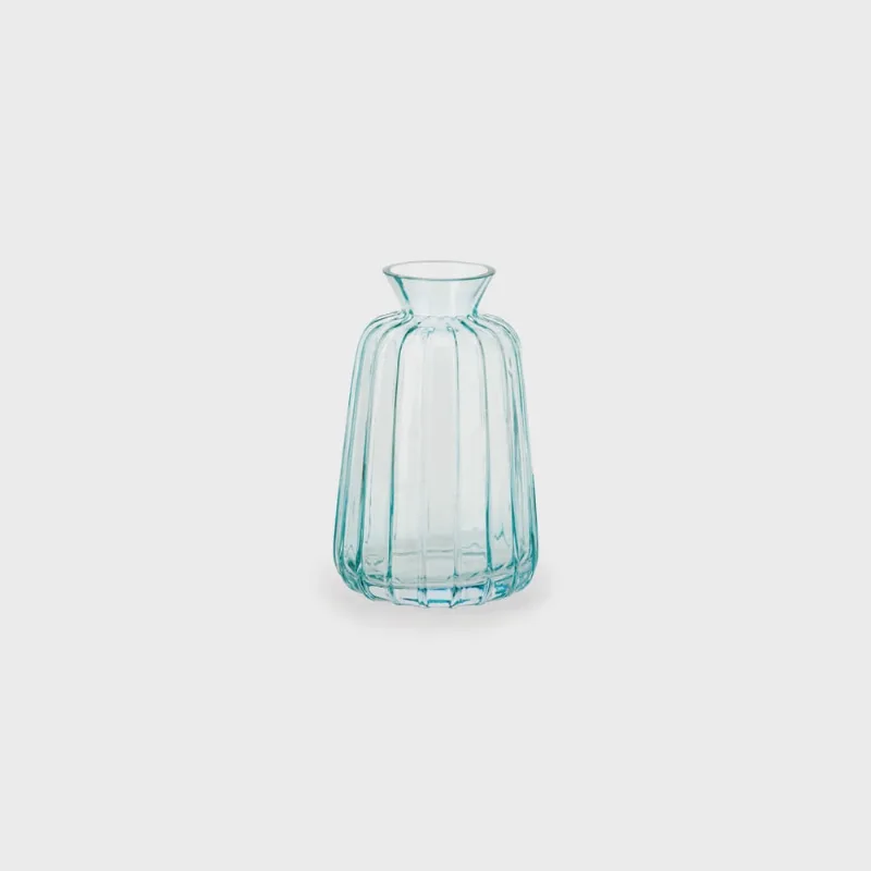 Vaso em vidro azul 11cm