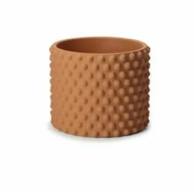 Cachepô Em Cimento Chapisco Caramelo G MART CACHEPOT CIMENTO CHAPISCO 15441 MART CARAMELO