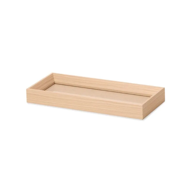 Bandeja Decorativa em MDF com Linho - 28x12cm
