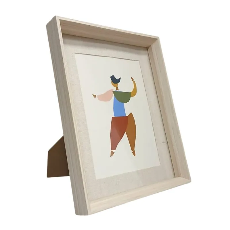 Porta-Retrato MDF Com Linho 15cm X 20cm Mart