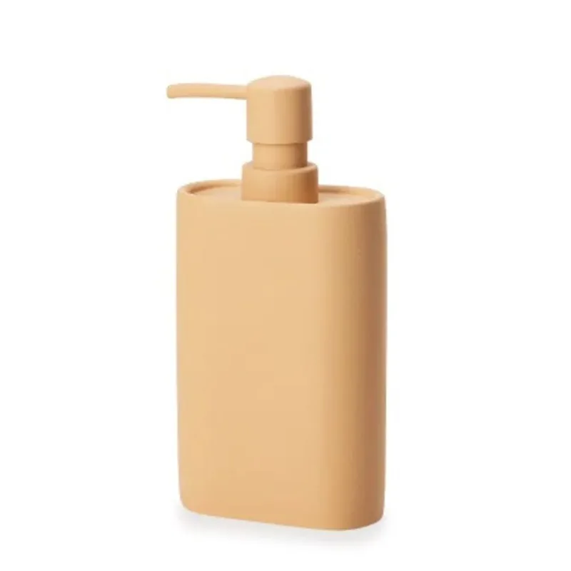 Porta-sabonete liquido em cimento Bege - Mart - 19X9X5 cm