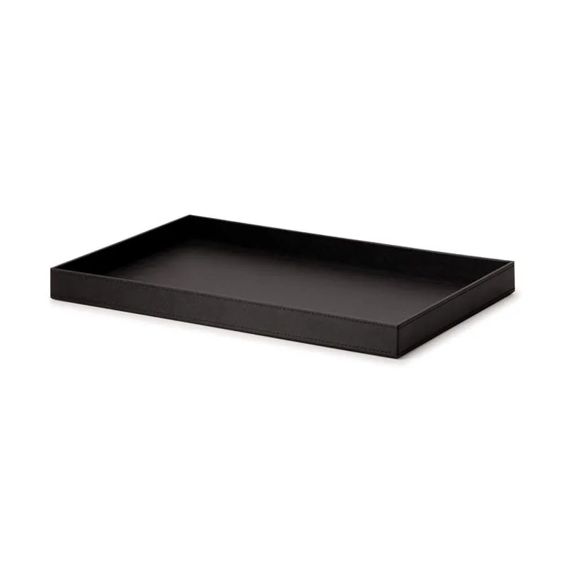Bandeja em mdf com revestimento em pu preta G