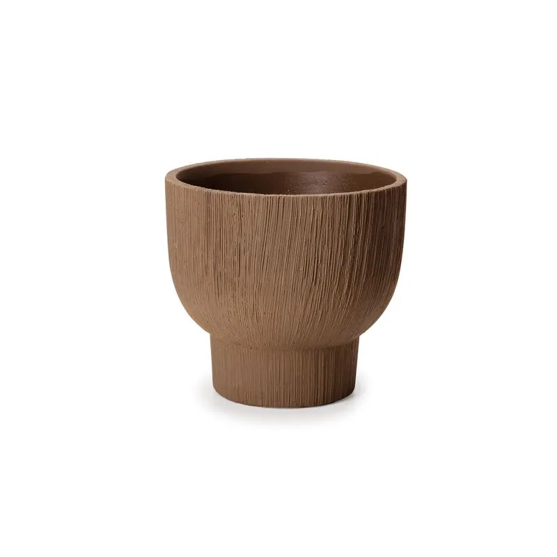Cachepô Cimento Taça Marrom MART CACHEPOT CIMENTO TACA 16020 MART MARROM