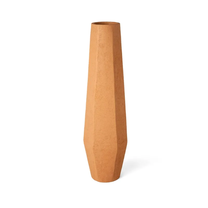 Vaso em polirresina bege mart 50cm