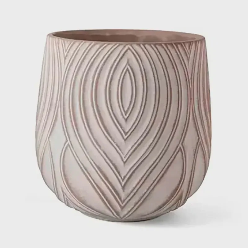 Cachepot de Cimento Cinza 16420P - Mart