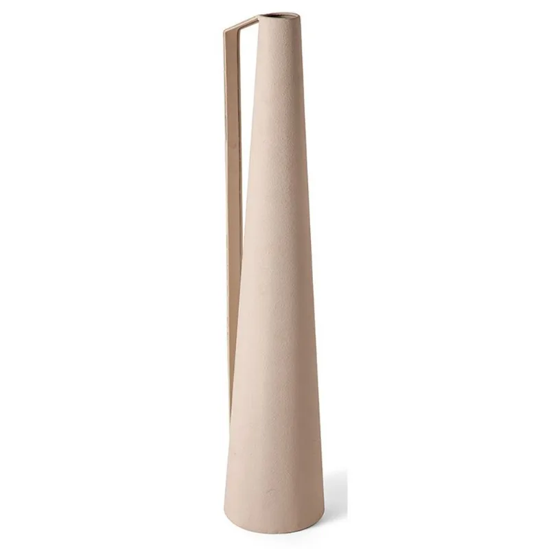 Vaso jarro em metal off white mart 55cm