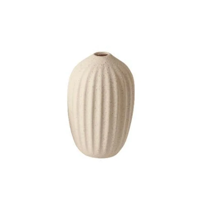 Mini Vaso Cerâmico Mart Bege 12,5x7,5cm