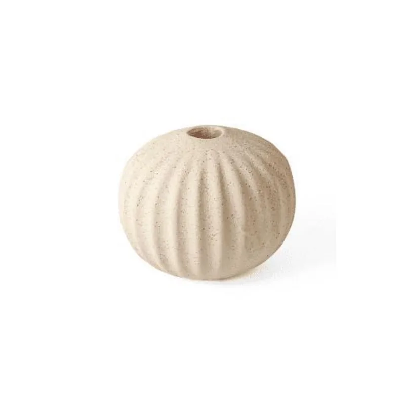 Mini Vaso Cerâmico Bege 7,5x8,5cm Mart - 16596