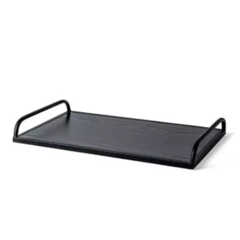 Bandeja em mdf com metal - Mart - 23X5X38 cm