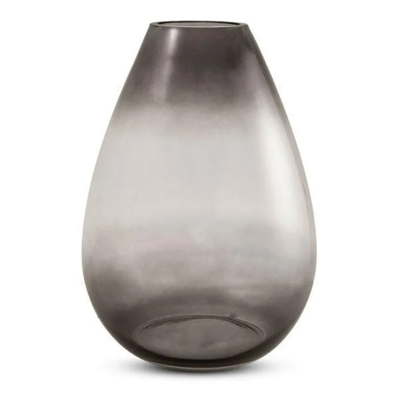 Vaso bojudo em vidro cinza mart 41,5CM