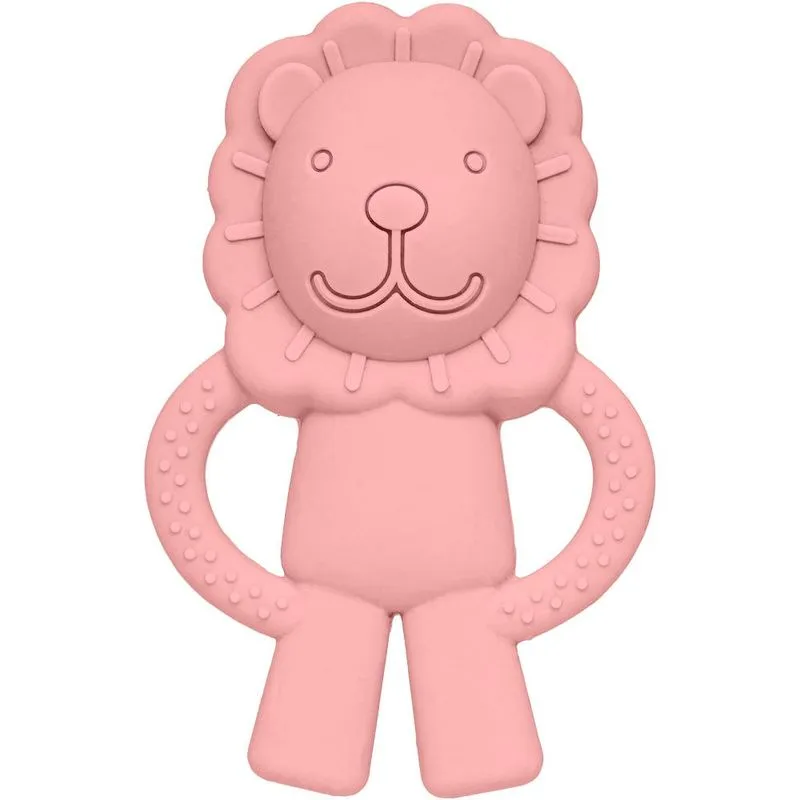 Mordedor Silicone Buba Leãozinho Rosa
