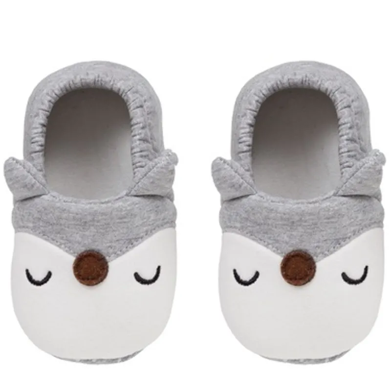 Pantufa raposa cinza - 9 A 12MESES buba