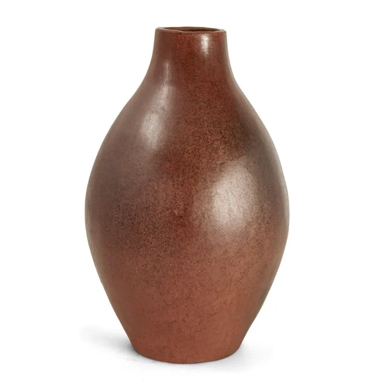 Vaso em ceramica marrom mart 49cm