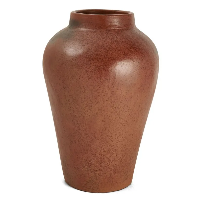 Vaso bojudo em ceramica marrom mart 42cm