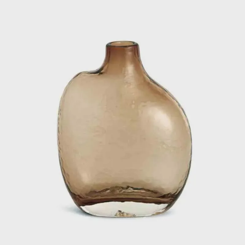 Vaso em Vidro Marrom 17366 Mart