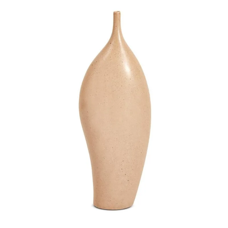 Vaso em ceramica marrom claro mart 47cm