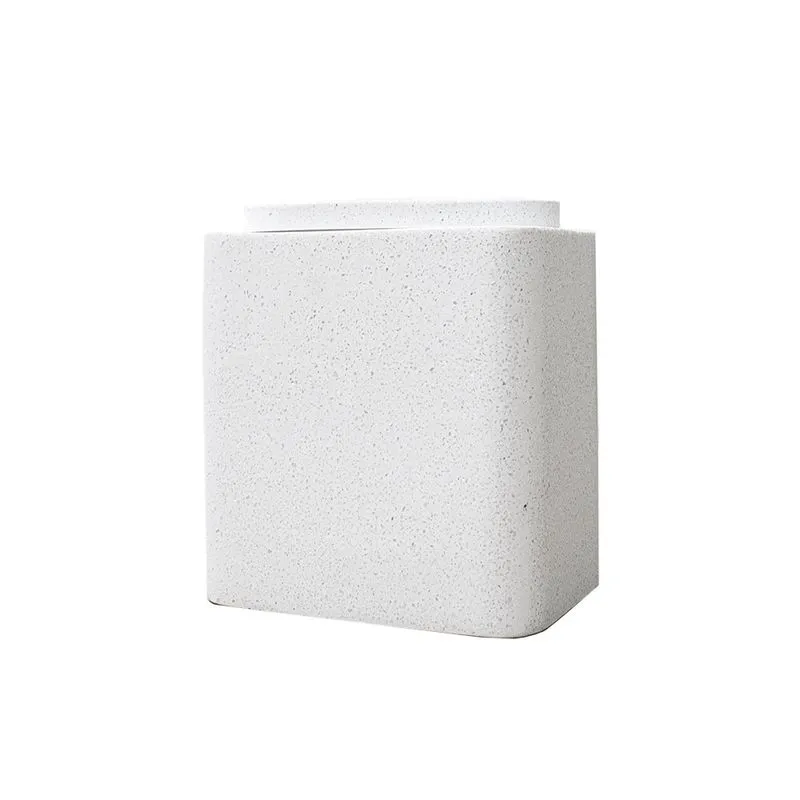 Pote para Banheiro Mart em Poliresina 12 x 11,5 x 7 cm